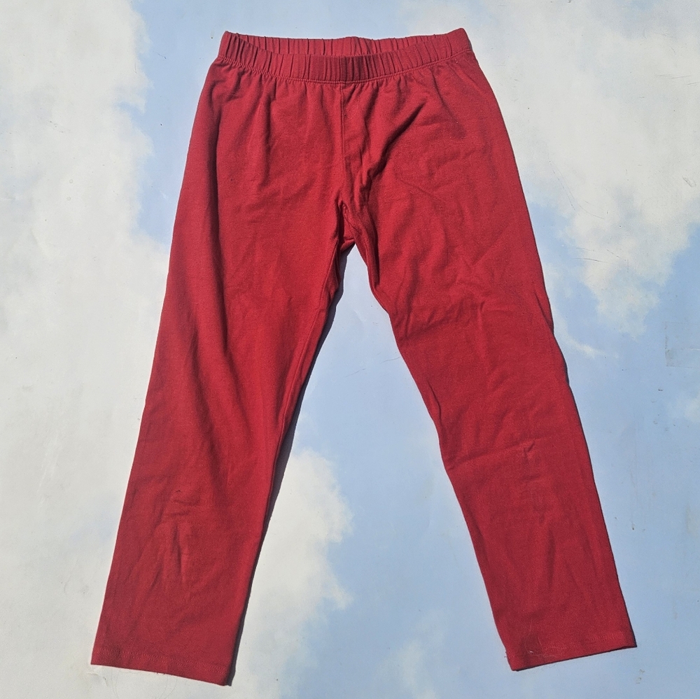 Red Cigarette Pants 50s Capris Retro Skinny Pants Sexy Capri Leggings On Trend